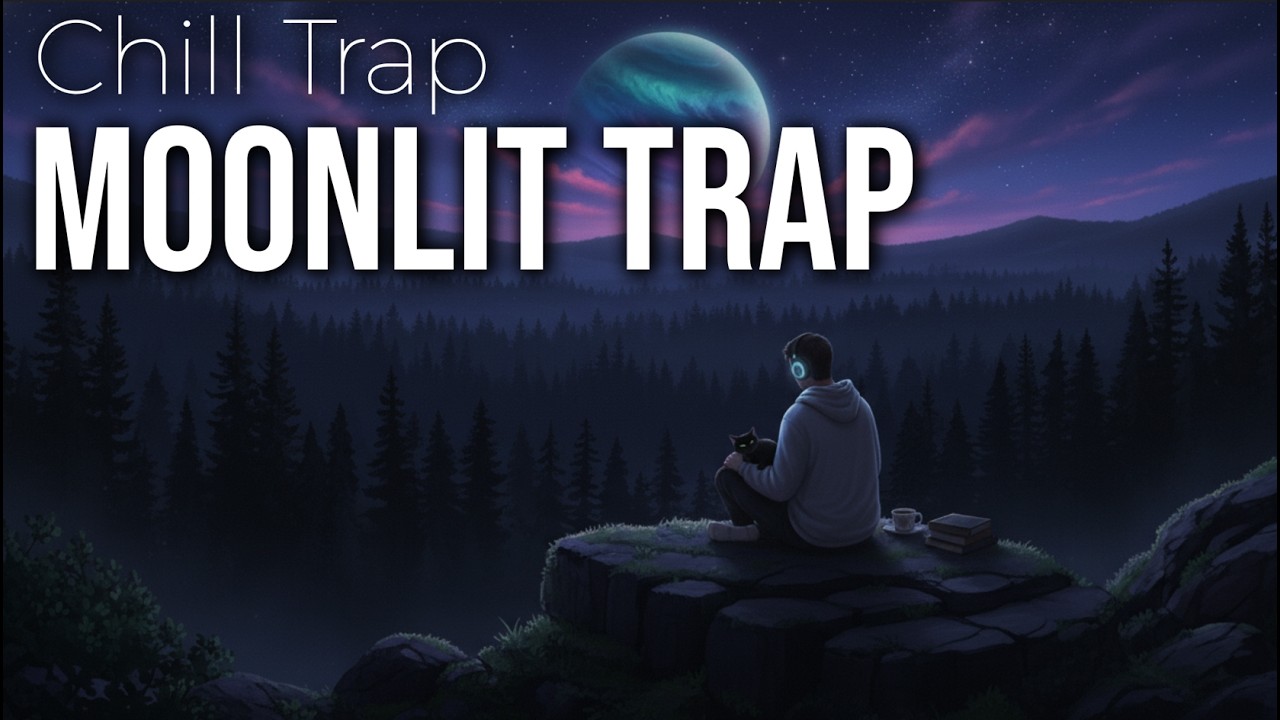 Moonlit Trap 🌙 Chill Trap & Lofi Trap Mix | Soothing Music for Relaxing, Study & Focus