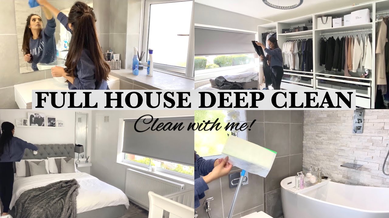 FULL HOUSE DEEP CLEAN | CLEAN WITH ME 2020