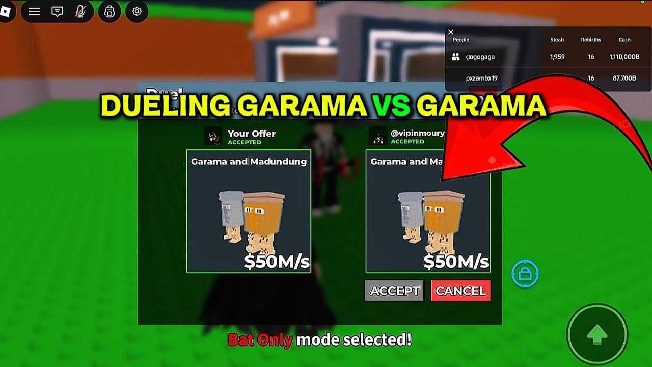 Risked my Garama for other Garama in Steal a Brainrot...                    