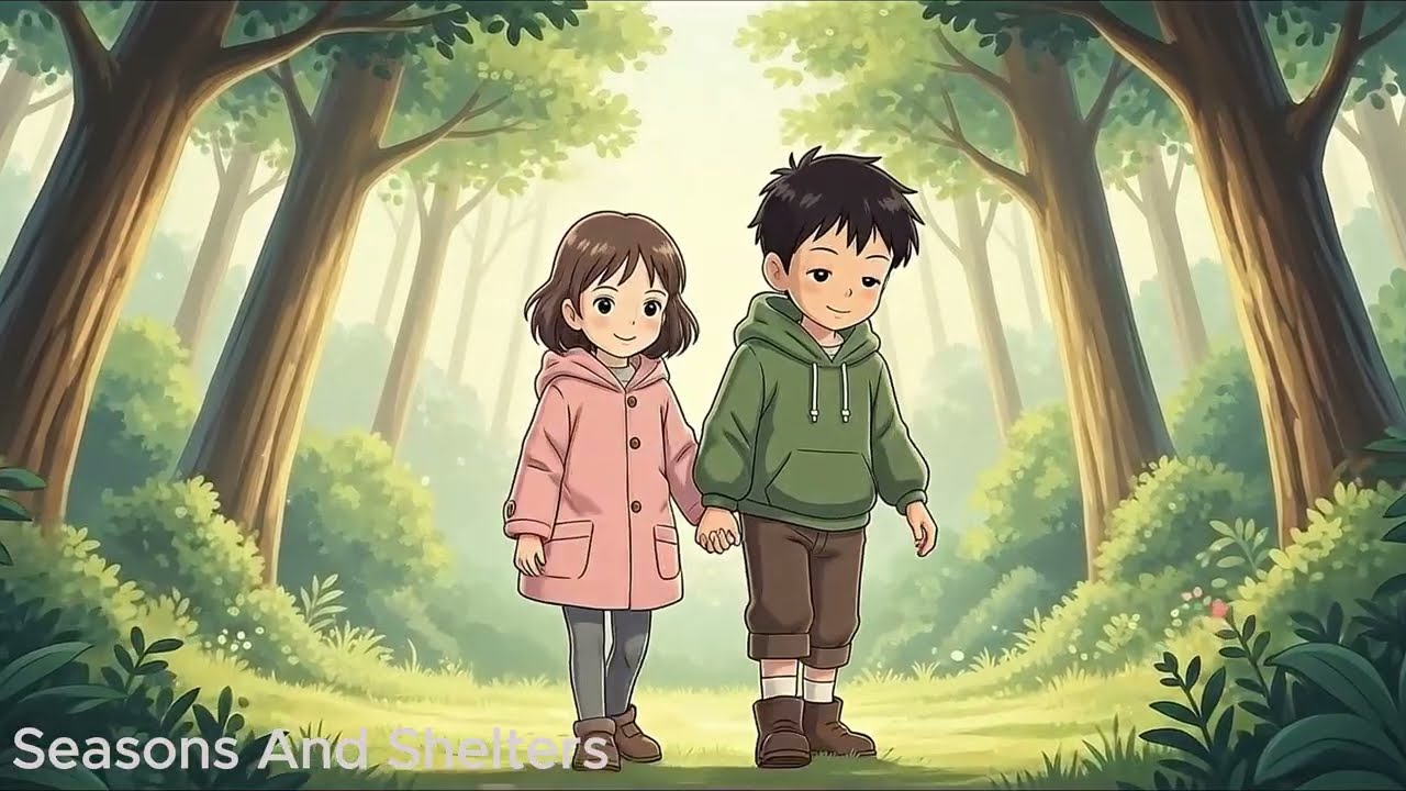 A Quiet Train Ride Home | Cozy Ghibli Style Countryside Life | Slow Living ASMR