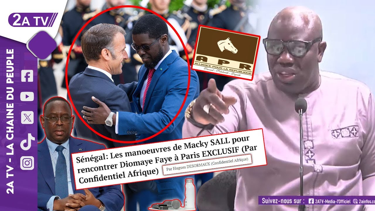 Macky Sall à Paris ? Ahmed Aïdara maintient sa position sur le lobbing contre Diomaye Faye