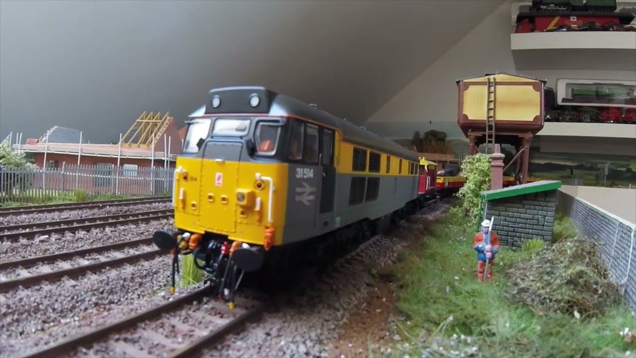 Large 40ft loft layout OO gauge model railway. New loco's