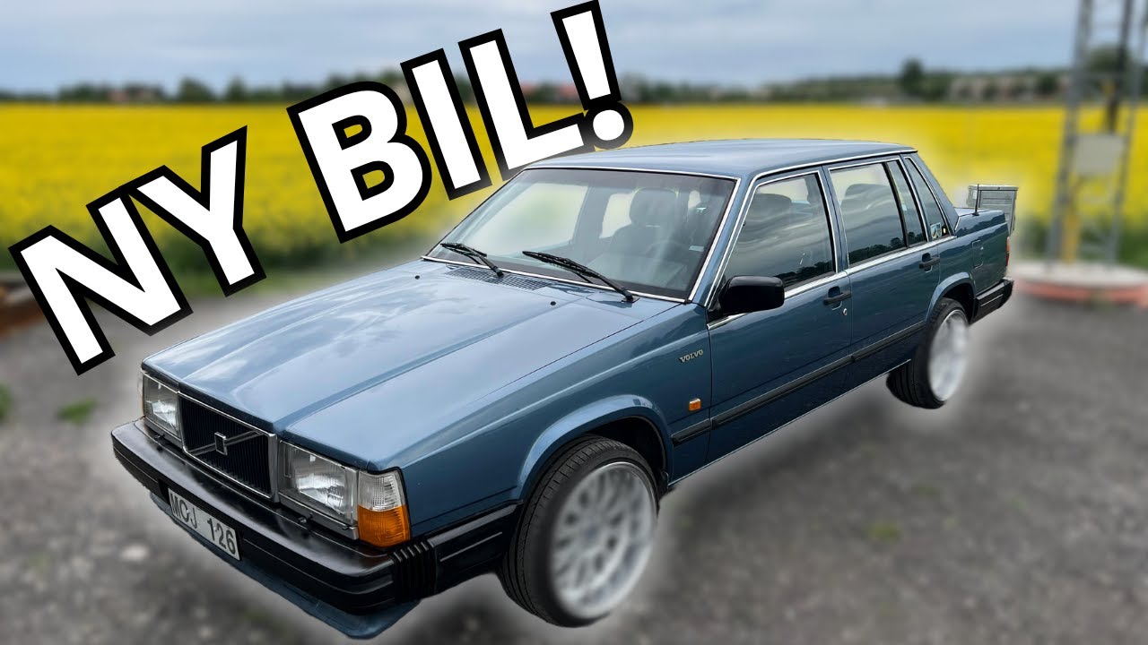 K&ouml;per En Volvo 740 - TOPPSKICK! 1 &Auml;GARE! ALDRIG VINTERK&Ouml;RD!