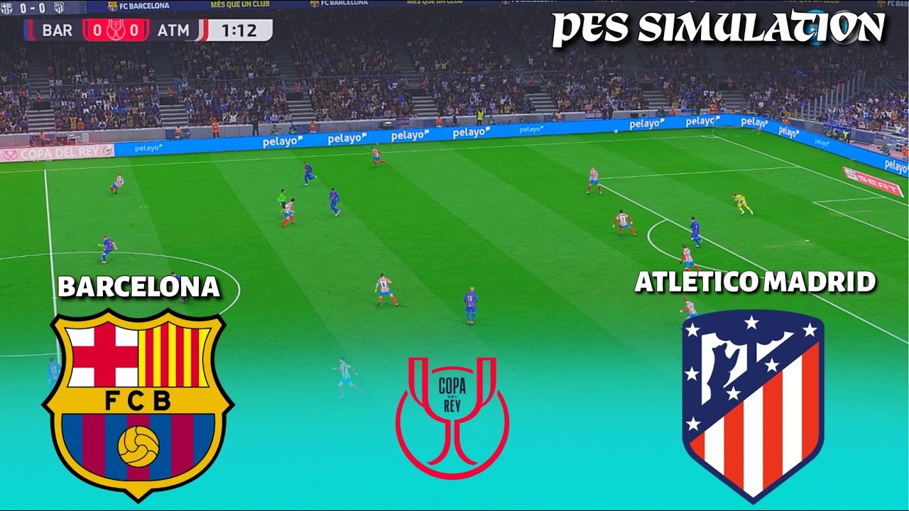 Can FC Barcelona comeback vs Atlético Madrid from 4-0? | PES 21 Simulation