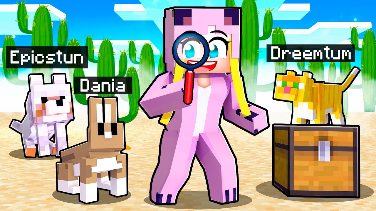 VERSTECKEN SPIELEN als HAUSTIERE! 🌸 Minecraft