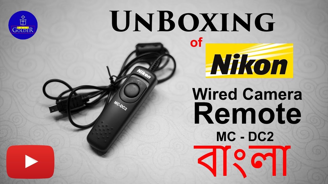 Nikon Camera Remote MC-DC2 | Unboxing | #techGOLDER