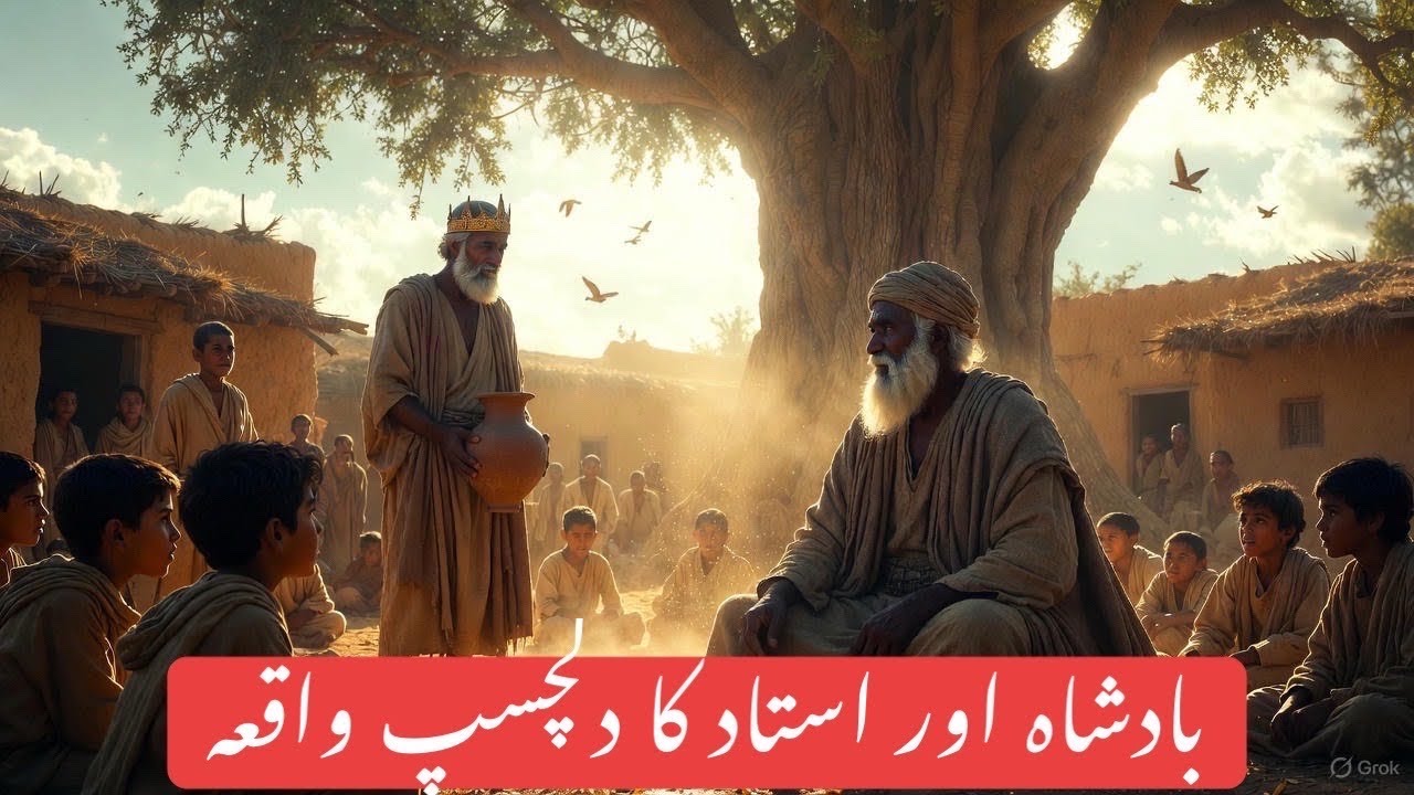 “The King Who Became a Student — بادشاہ جو شاگرد بن گیا”