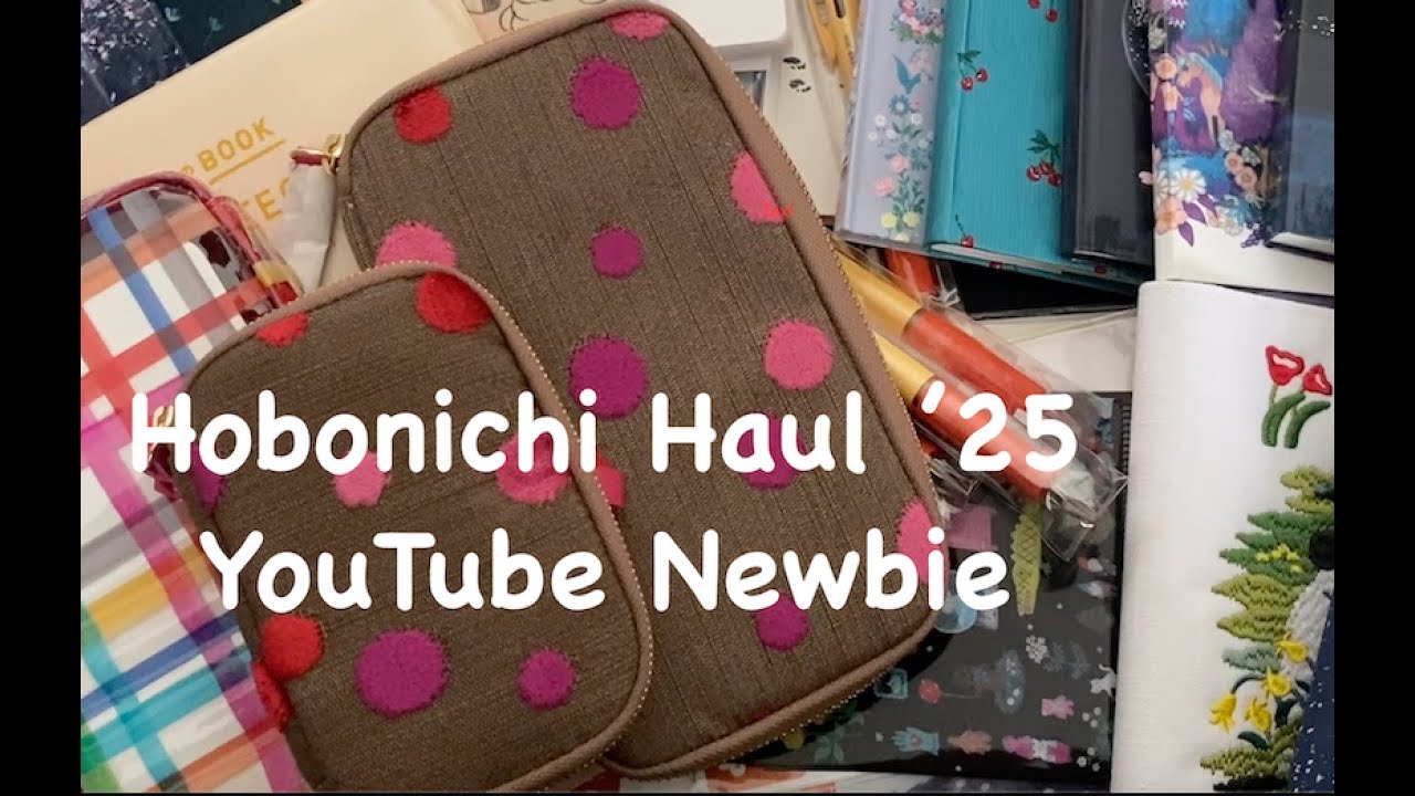 My 2025 Hobonichi Unboxing - YouTube Newbie