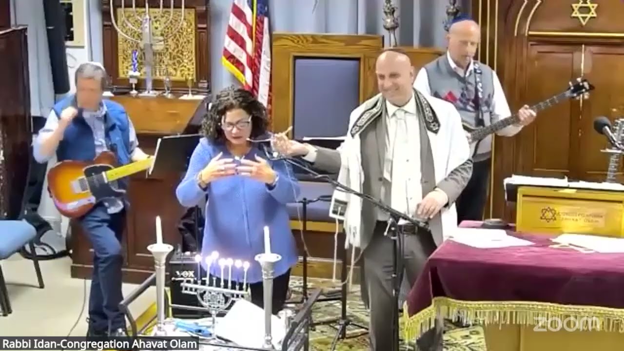 12/19/25 Annual Chanukah Night of Music Shabbat Service, Congregation Ahavat Olam