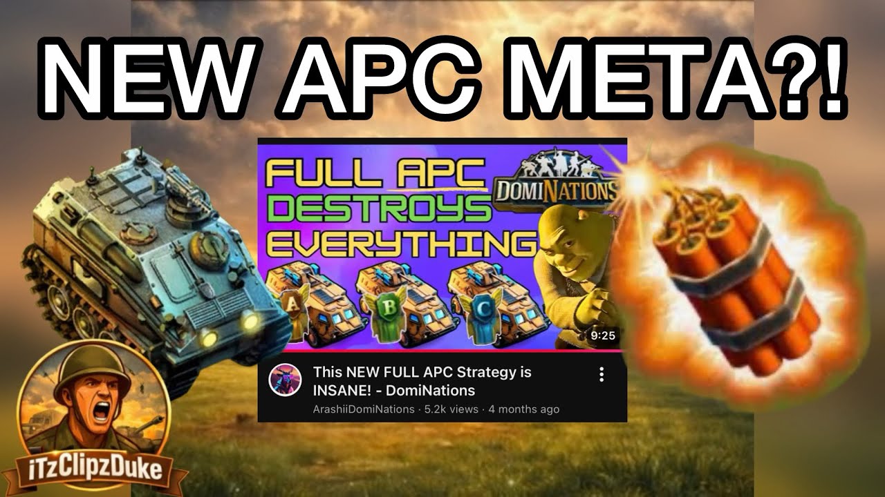 Trying ArashiiDomiNations’ APC Attack Strategy in DomiNations!