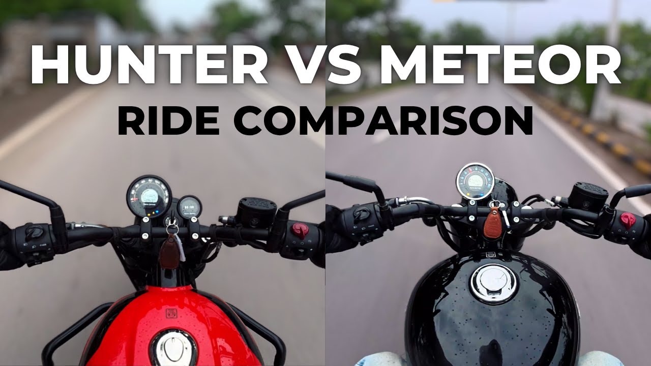 Hunter 350 vs Meteor 350 Ride Impression & Comparison | Motorxone