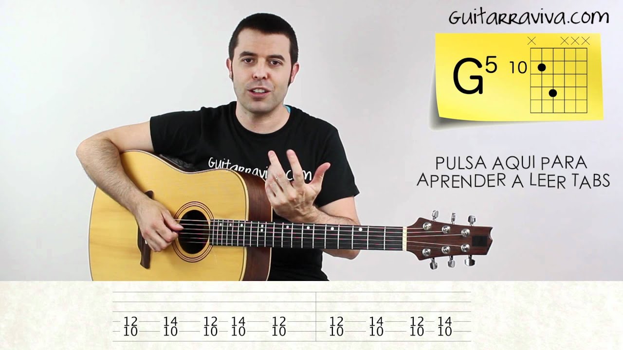 Como tocar Hace Calor Mucho Mejor Los Rodriguez acordes Ritmo Guitarra Tutorial Facil Guitarraviva