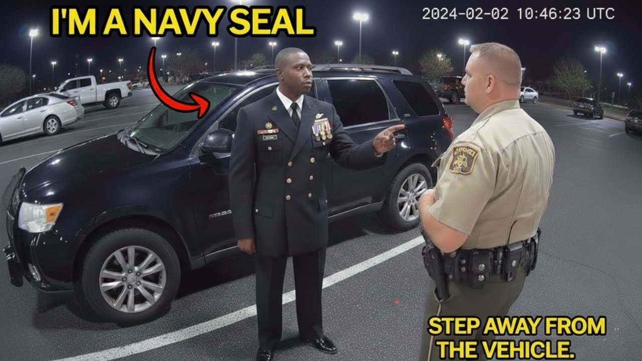 “YOU CAN’T BE A NAVY SEAL” —COP ARRESTS BLACK NAVY SEAL IN UNIFORM IN PARKING LOT, PENTAGON STEPS IN