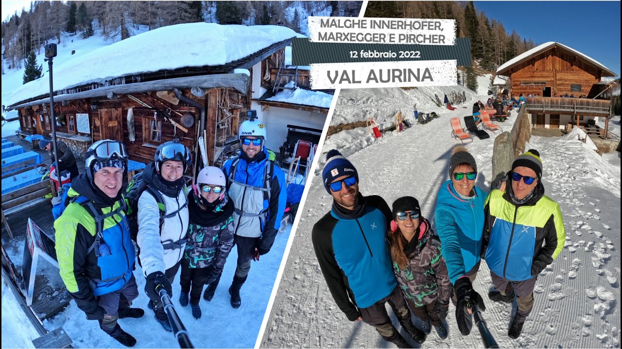 Innerhofer Alm, Marxegger Alm e Pircher Alm (Rio Bianco) Valle Aurina