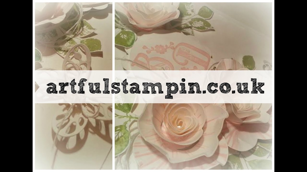 {Rose wedding card} by Ruth Trice Stampin Up demonstrator