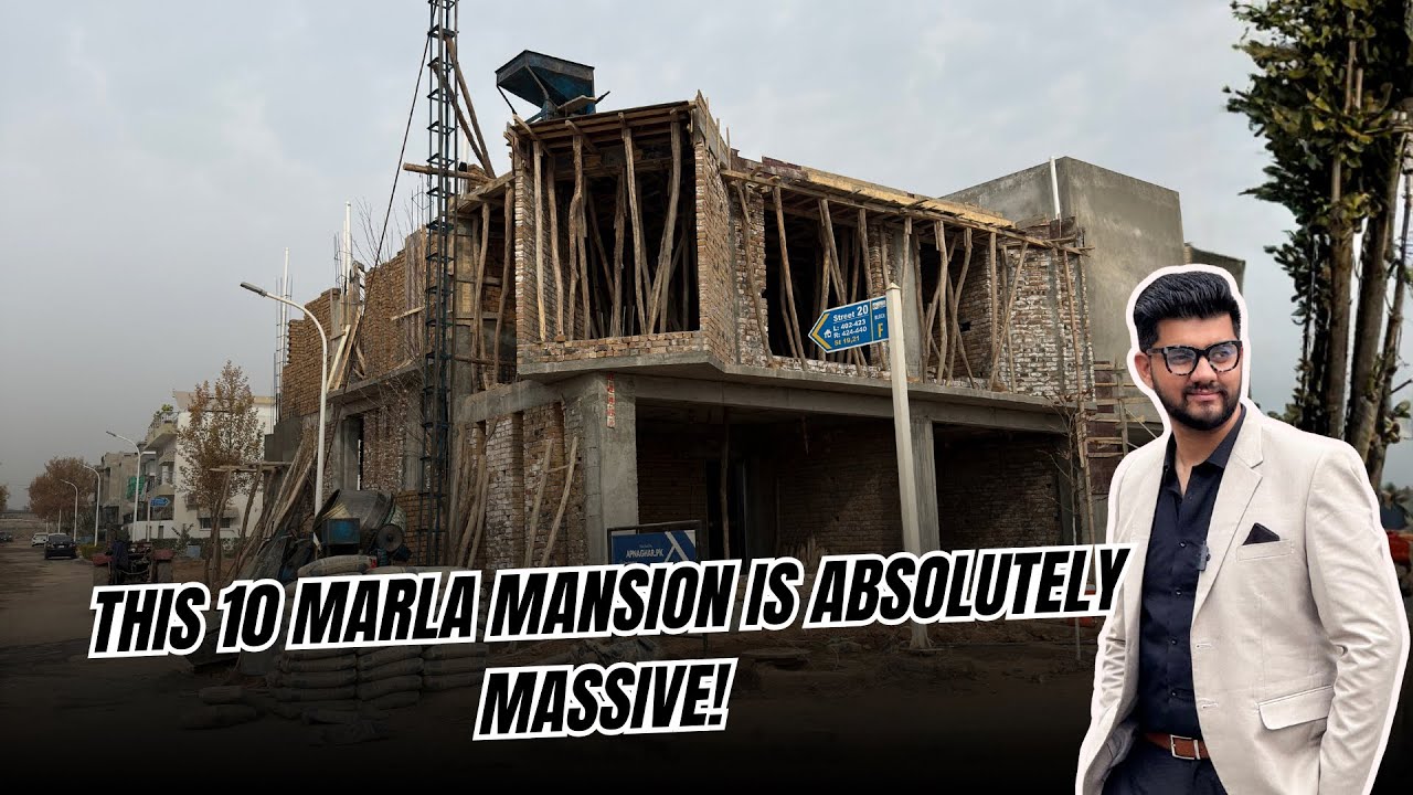 This 10 Marla House in Gulberg is NEXT LEVEL | Site Update