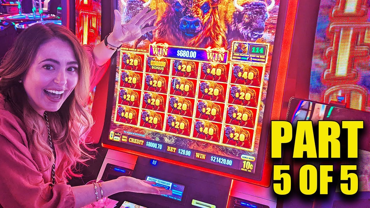 On LAST SPIN We Won BIGGEST GRAND JACKPOT on Buffalo Link on YouTube!!!