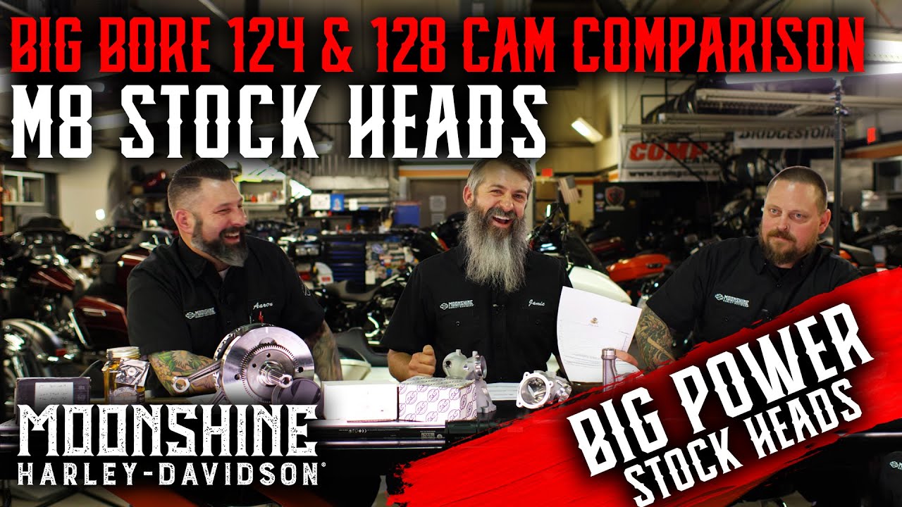 Cam Shootout Series | Part 3 Big Bore 124 & 128 Cam Comparison with M8 Stock Heads