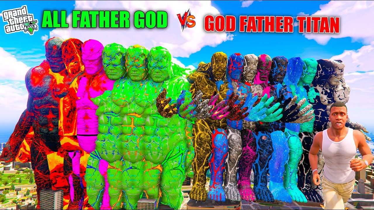Shinchan & Franklin's Mind Blowing Journey to Becoming the Mightiest Red All Father God Titan GTA5