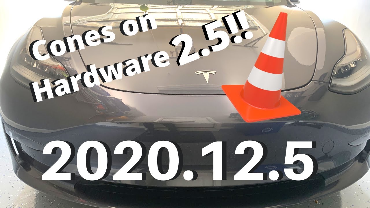 HUGE❗️Tesla Software update 2020.12.5 | Cones on Hardware 2.5⚠️ | Sentry Dash Cam Viewer 📺 | 2020