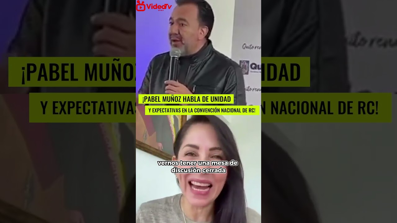 "PABEL MUÑOZ habla de UNIDAD y EXPECTATIVAS en la CONVENCIÓN NACIONAL de RC"