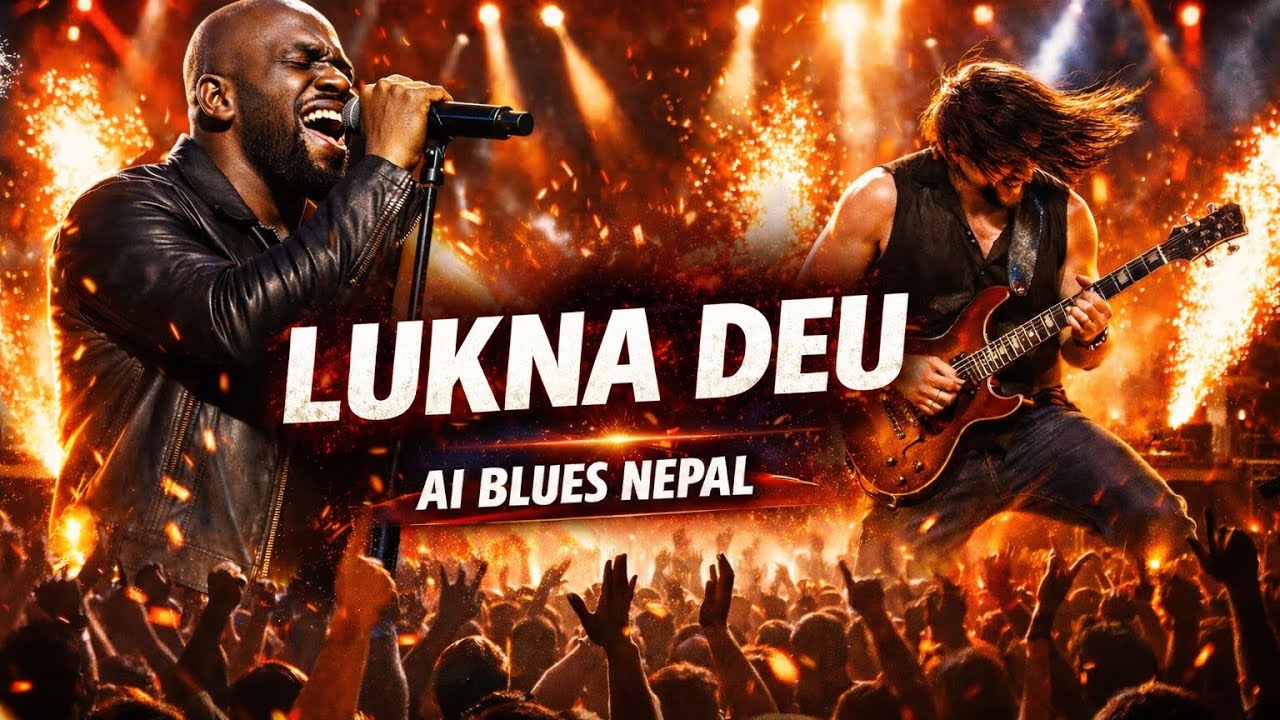 LUKNA DEU – Powerful Nepali Rock Love Song | AI Blues Nepal 🎸🔥