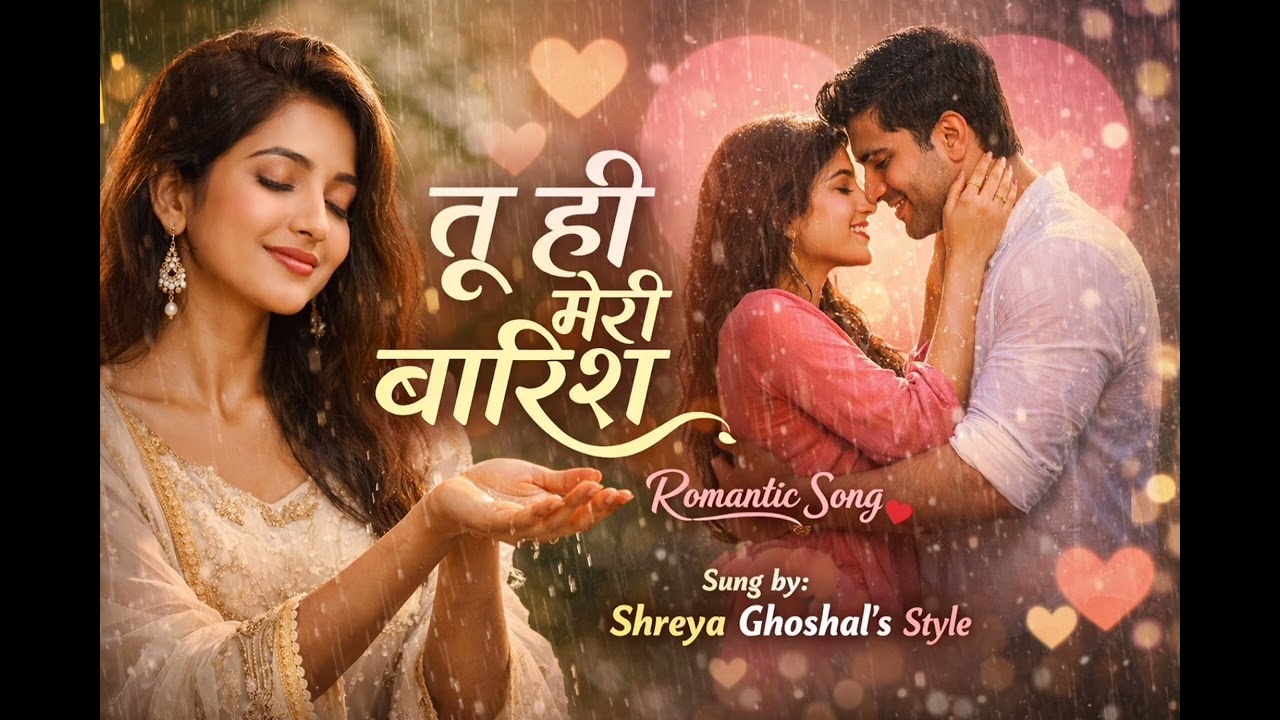तू ही मेरी बारिश ❤️ | Romantic Love Song | Girl Voice | New Hindi Song 2026