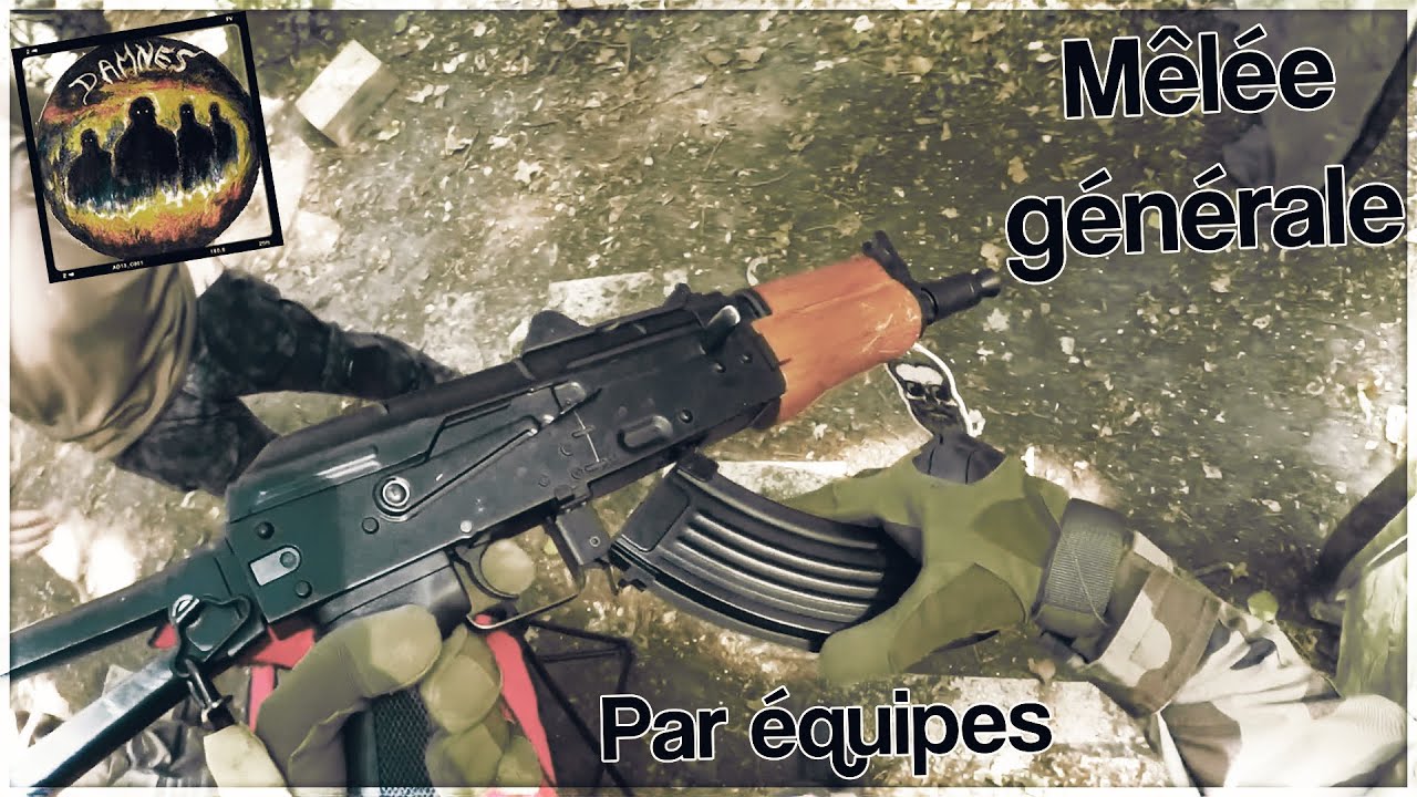 AIRSOFT LES DAMNÉS - MÊLÉE GÉNÉRALE PAR ÉQUIPES