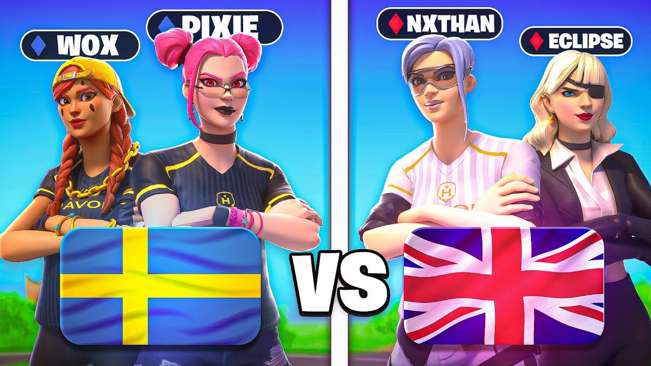 SU&Egrave;DE vs ANGLETERRE : QUI GAGNE en 2V2 ? ⚔️ (ft. Wox, Pixie, Nxthan, ...)