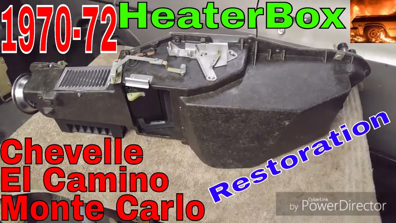 1970 1971 1972 Chevelle El Camino Monte Carlo Heater Box Restoration