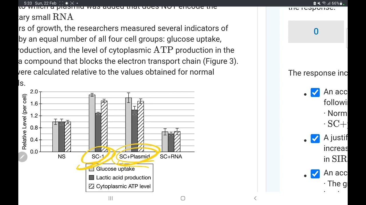 Gr11S Term 2 WK8 AP Biology FRQs Part 2 exp. by Maher
