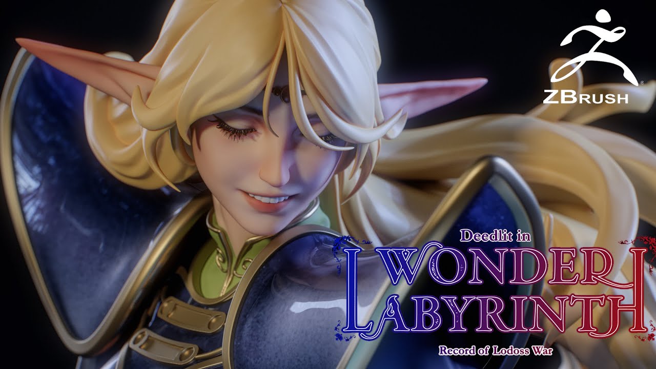 Zbrush timeplapse | Deedlit - Record of Lodoss War