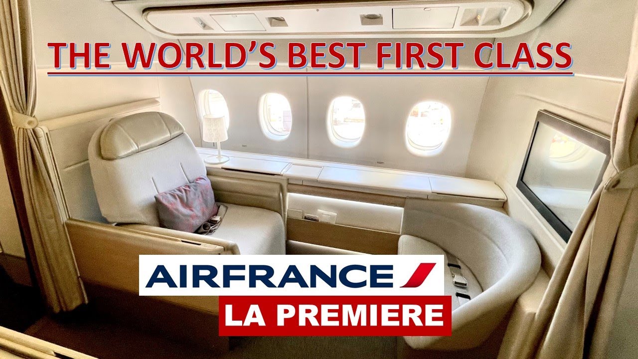 THE WORLD'S BEST FIRST CLASS - AIR FRANCE w/ NEW LOUNGE LA PREMIERE in PARIS - AF 662 to DUBAI (77W)
