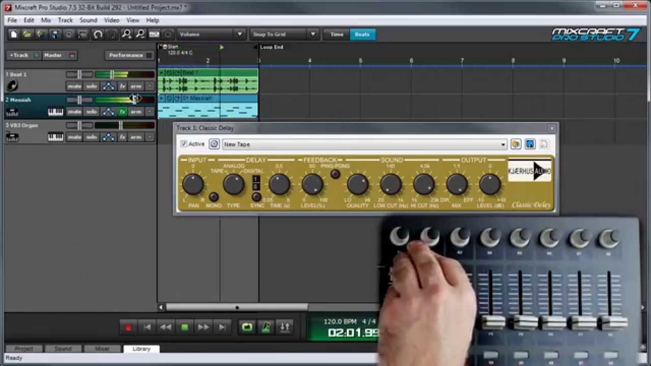 Mixcraft 7 Control Surfaces: Using A MIDI Controller With Virtual Instruments and Plug-Ins