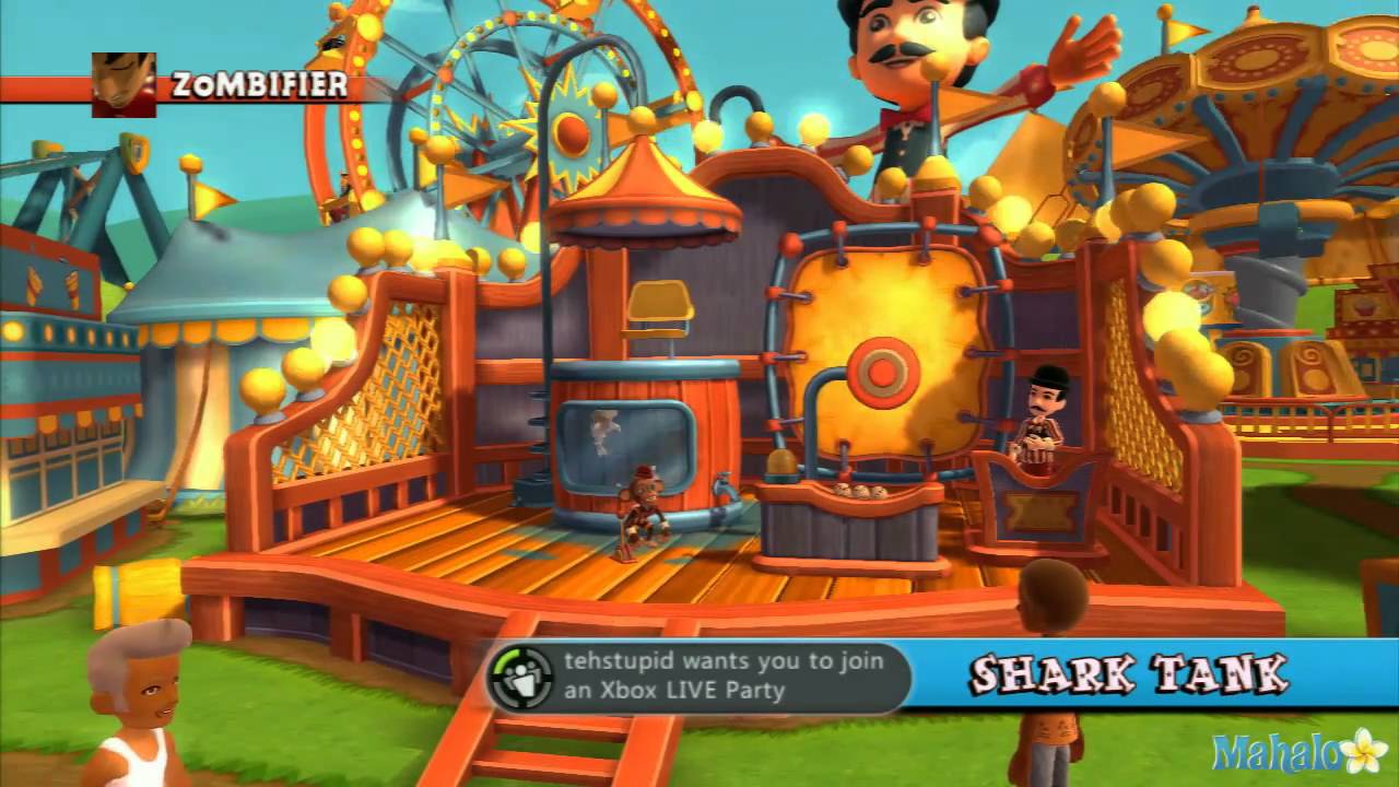 Carnival Games Monkey See, Monkey Do Walkthrough - Shark Tank