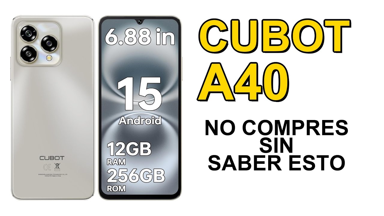 💰 ¿Vale la pena el CUBOT A40? Potencia y ahorro en un mismo móvil
