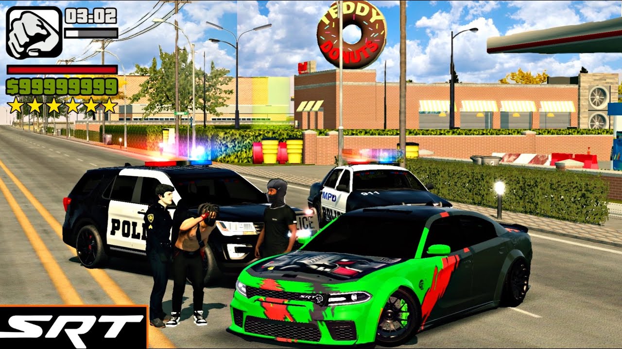 МЫ ПОПАЛИ В СКОРОСТНУЮ ПОГОНКУ НА Striker Hellcat!!👮&zwj;♂️🔥 В СЕТЕВОМ РЕЖИМЕ &laquo;ПАРКОВКА&raquo; &laquo;RP🏡&raquo;