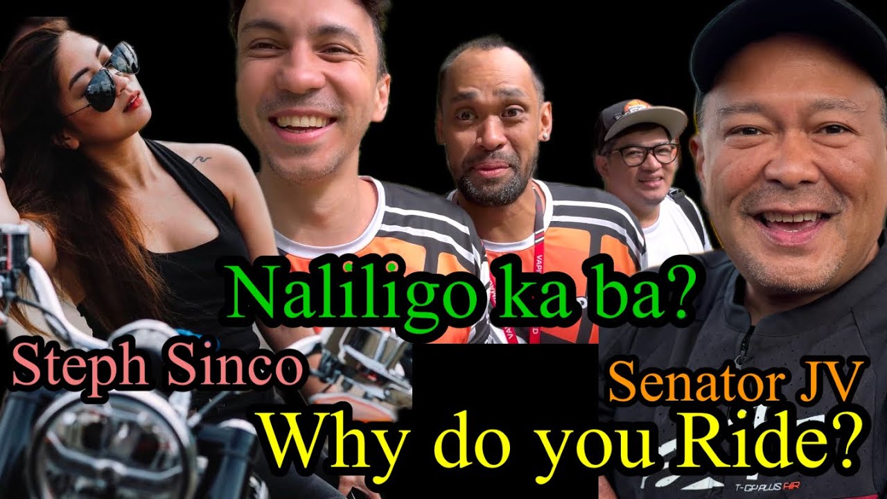 NALIGO KA BA STEPH SINCO AND SENATOR JV | Why do you MOTORCYCLE ?