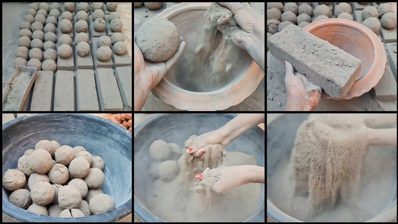 Floor Dry Crumbling/Claypot Dry Crumbling/Full Silky Balls Tub On Dry Crumbling 