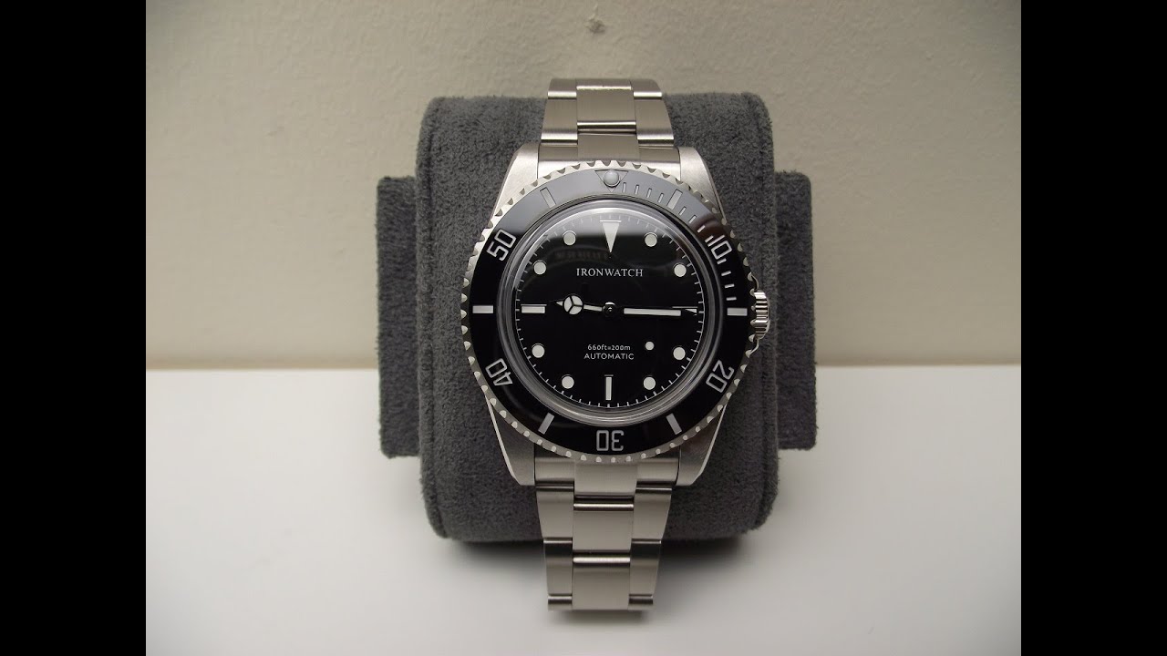Modified Ironwatch RX8004 With La Joux-Perret LJP-G100 Movement 4K Watch Review