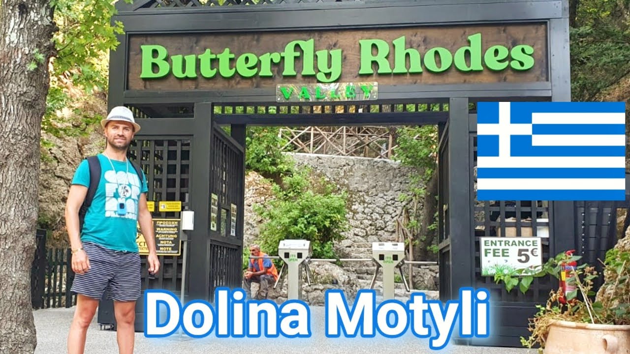 Dolina Motyli i Klasztor Kalopetra - Butterfly Rhodes Valley & Kalopetra Monastery - Grecja Rodos