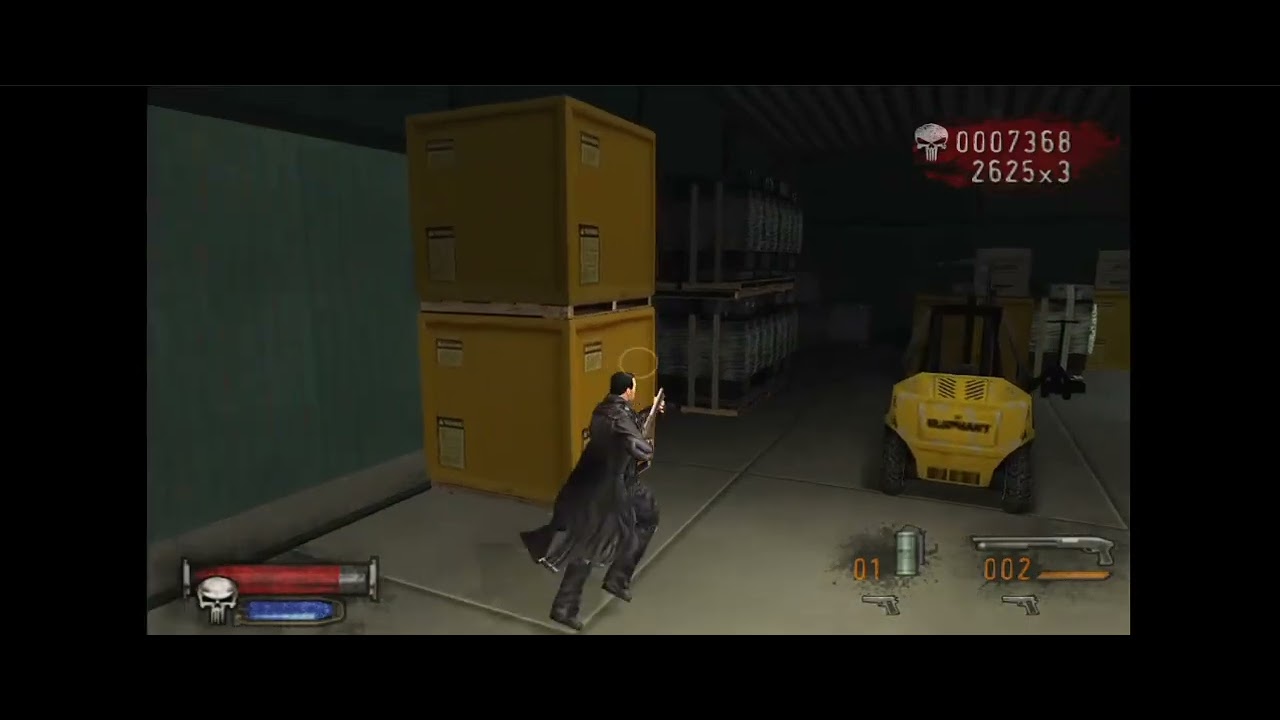 The Punisher for the PS2 end of 2nd level 💀