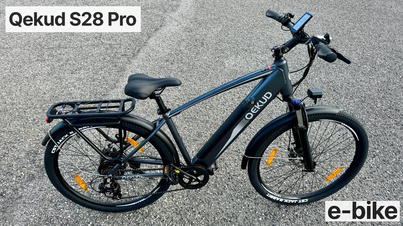 Qekud S28 Pro - The Best City E-bike Low Cost Full Electric and Assist Pedal