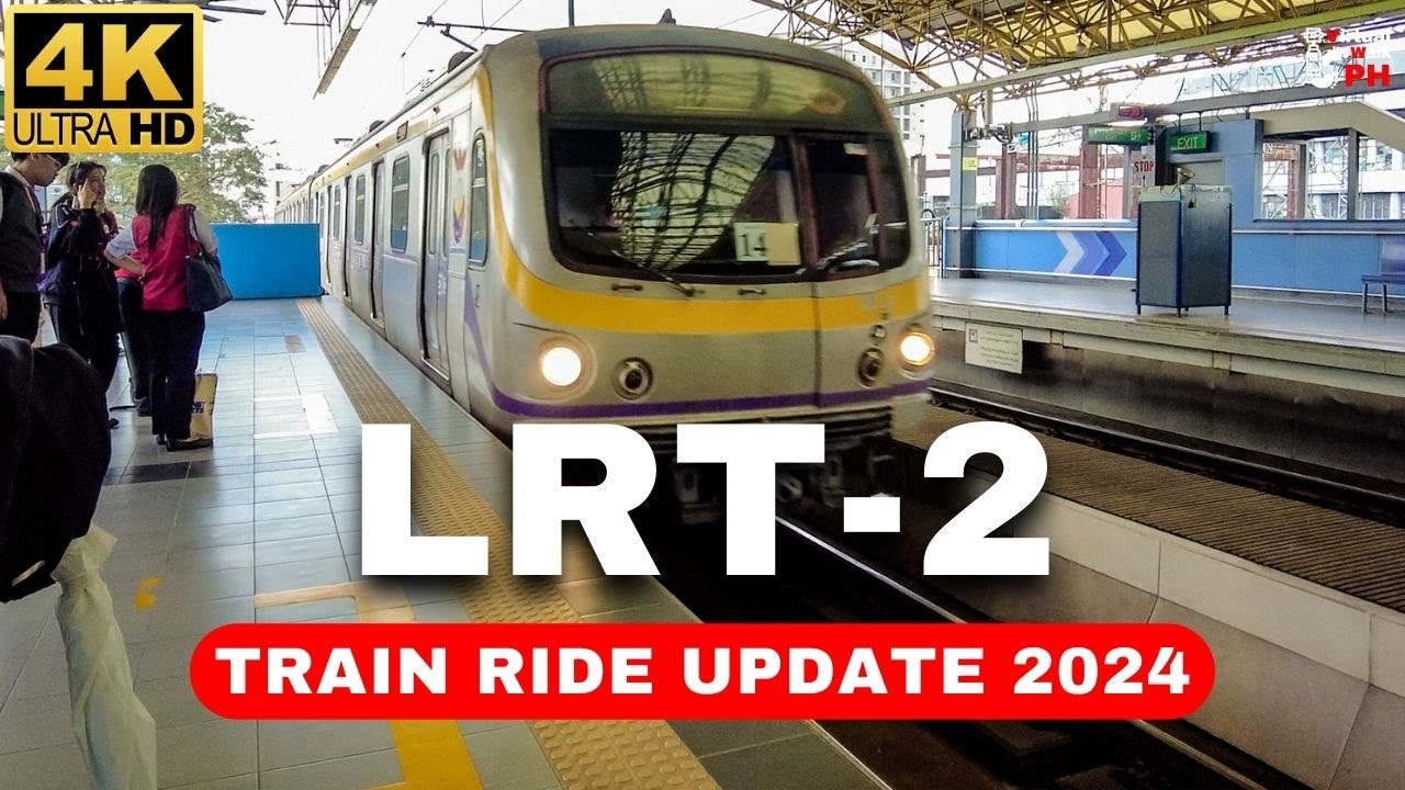 [4K] FASTEST & SAFEST | LRT-2 Recto to Antipolo Train Ride Update 2024 | Philippines