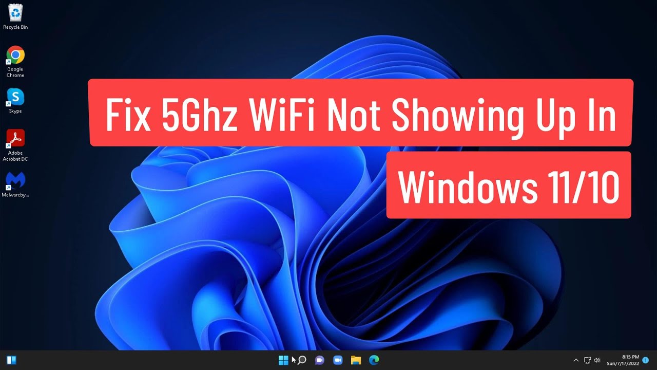 Fix 5Ghz Wifi Not Showing Up In Windows 11/10