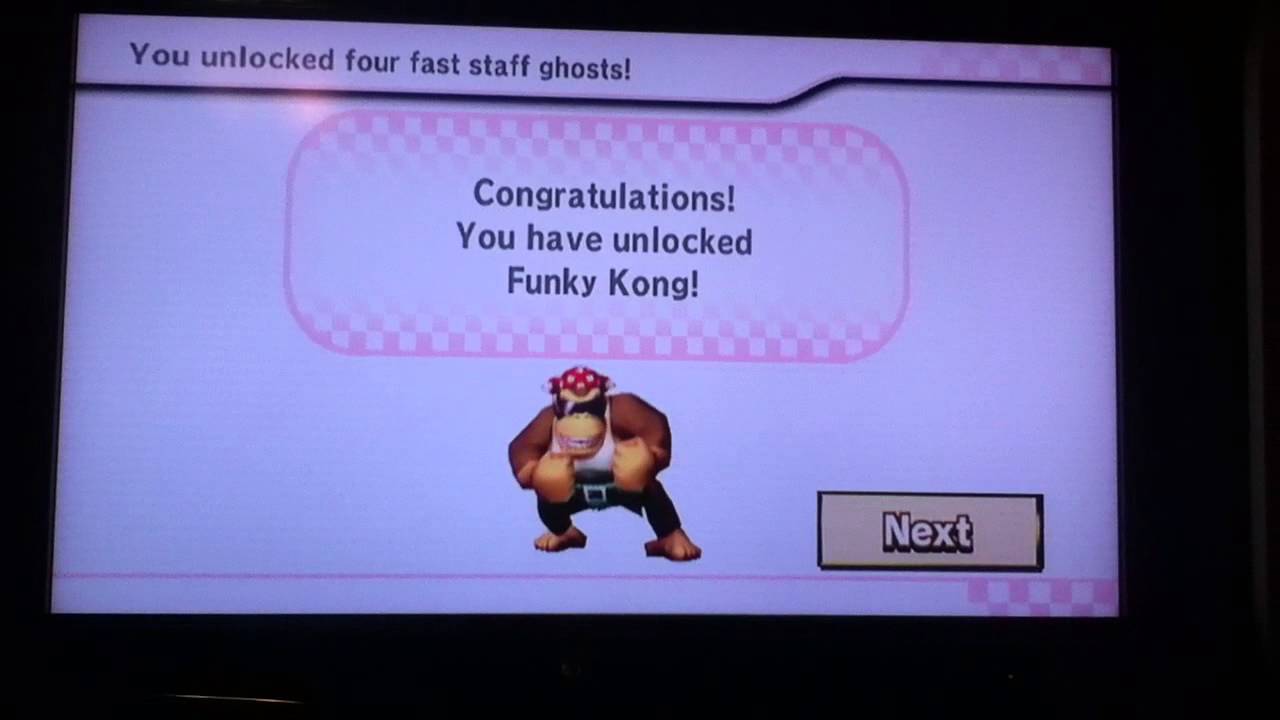 How to Unlock Funky Kong on Mario Kart Wii