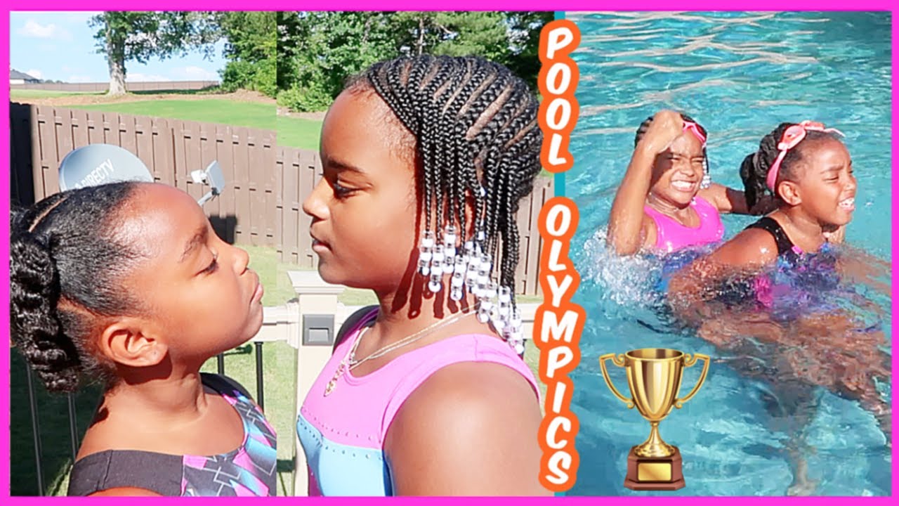 2ND SWIMMING OLYMPICS POOL DAY BACKYARD CHALLENGE | YOSHIDOLL