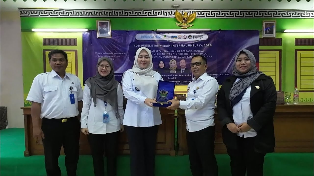 FGD Penelitian hibah internal Unsurya Penguatan ketahanan banjir berbasis regulasi dan ekonomi 