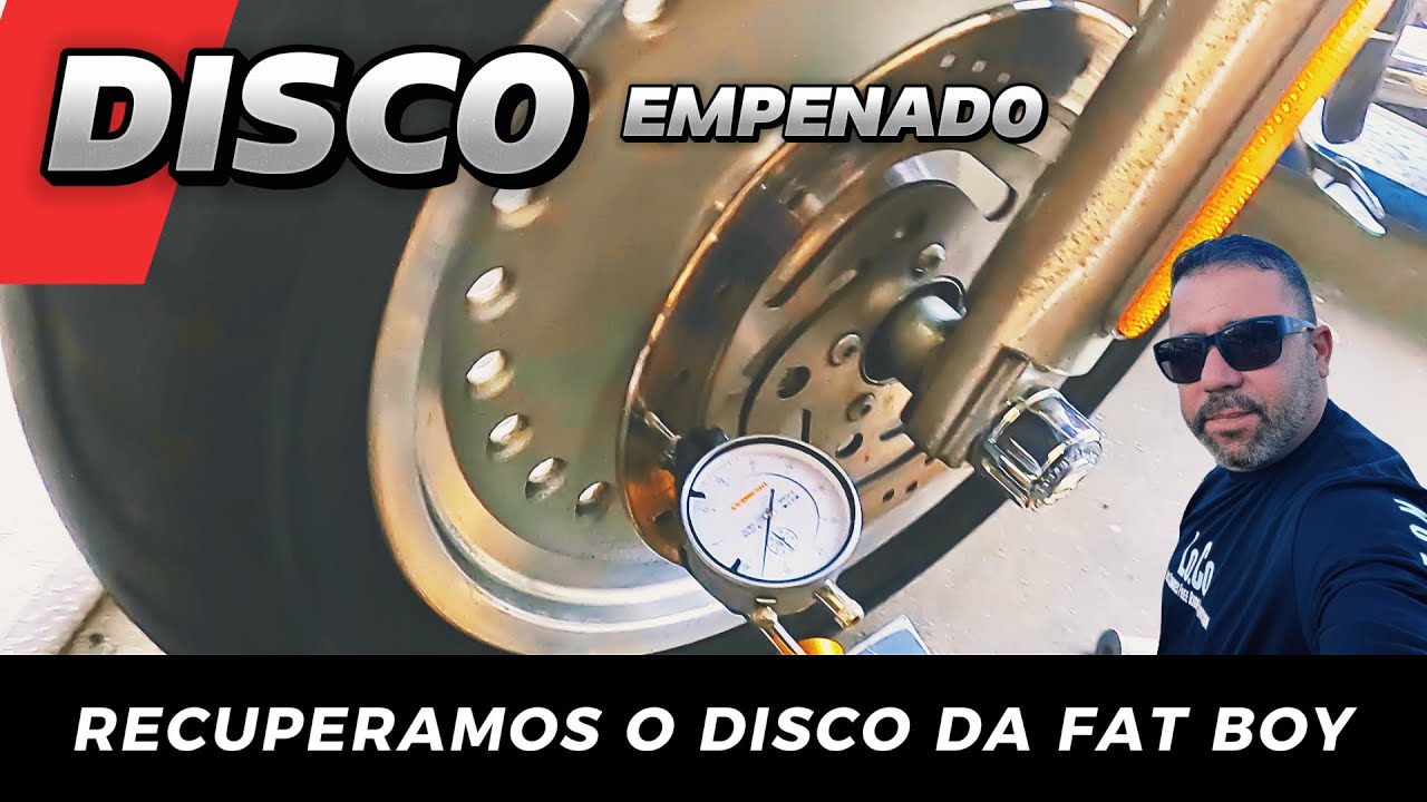 Disco de freio empenado | Harley Davidson Fat Boy