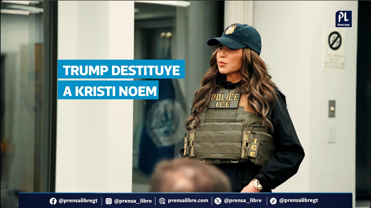 Trump destituye a Kristi Noem del DHS y nombra al senador Markwayne Mullin